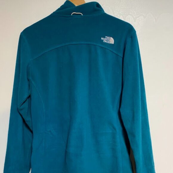 The North Face Women's Teal Fleece Full-Zip Jacket Size Medium - Picture 10 of 13